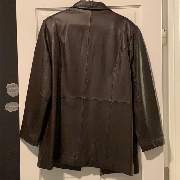 Genuine 90s leather jacket - Picture 2 of 4